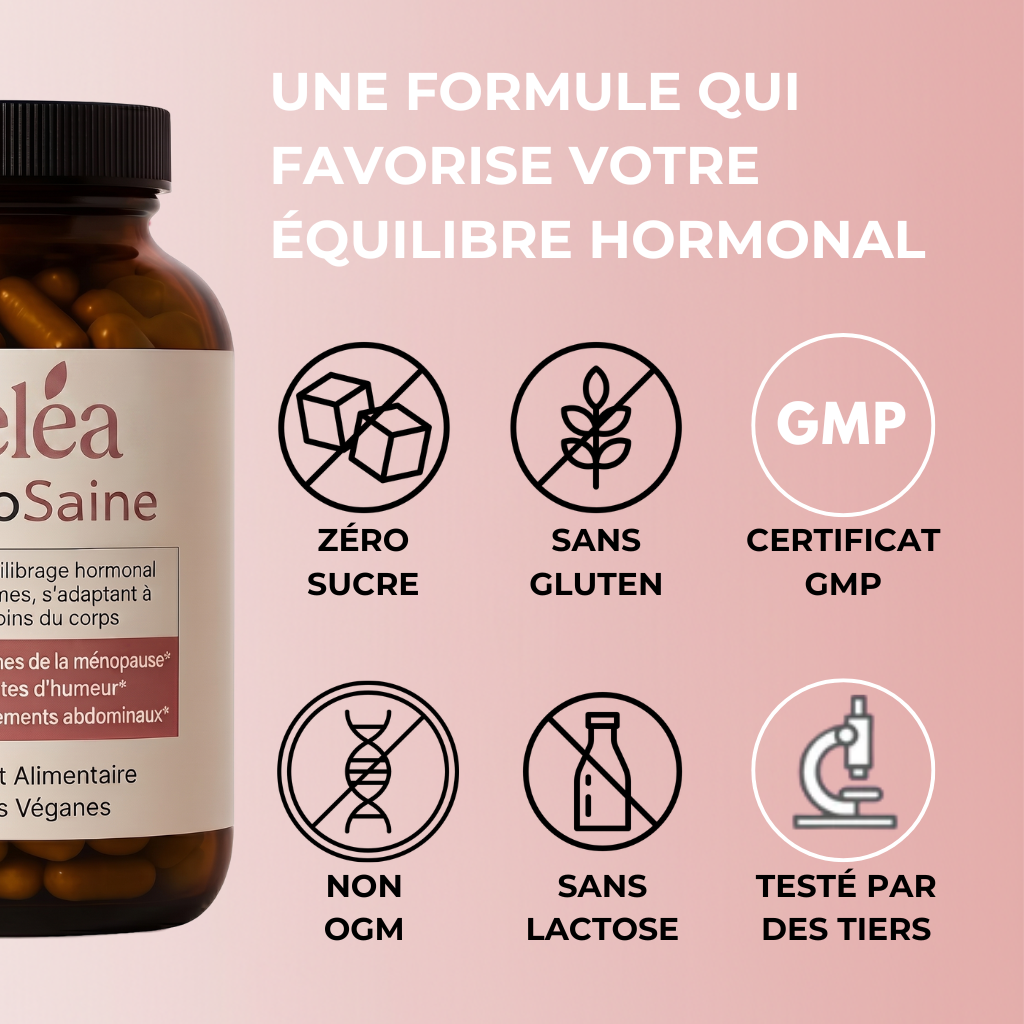 HormoSaine™ | La Solution Complète pour Rééquilibrer la Ménopause en 14 Jours
