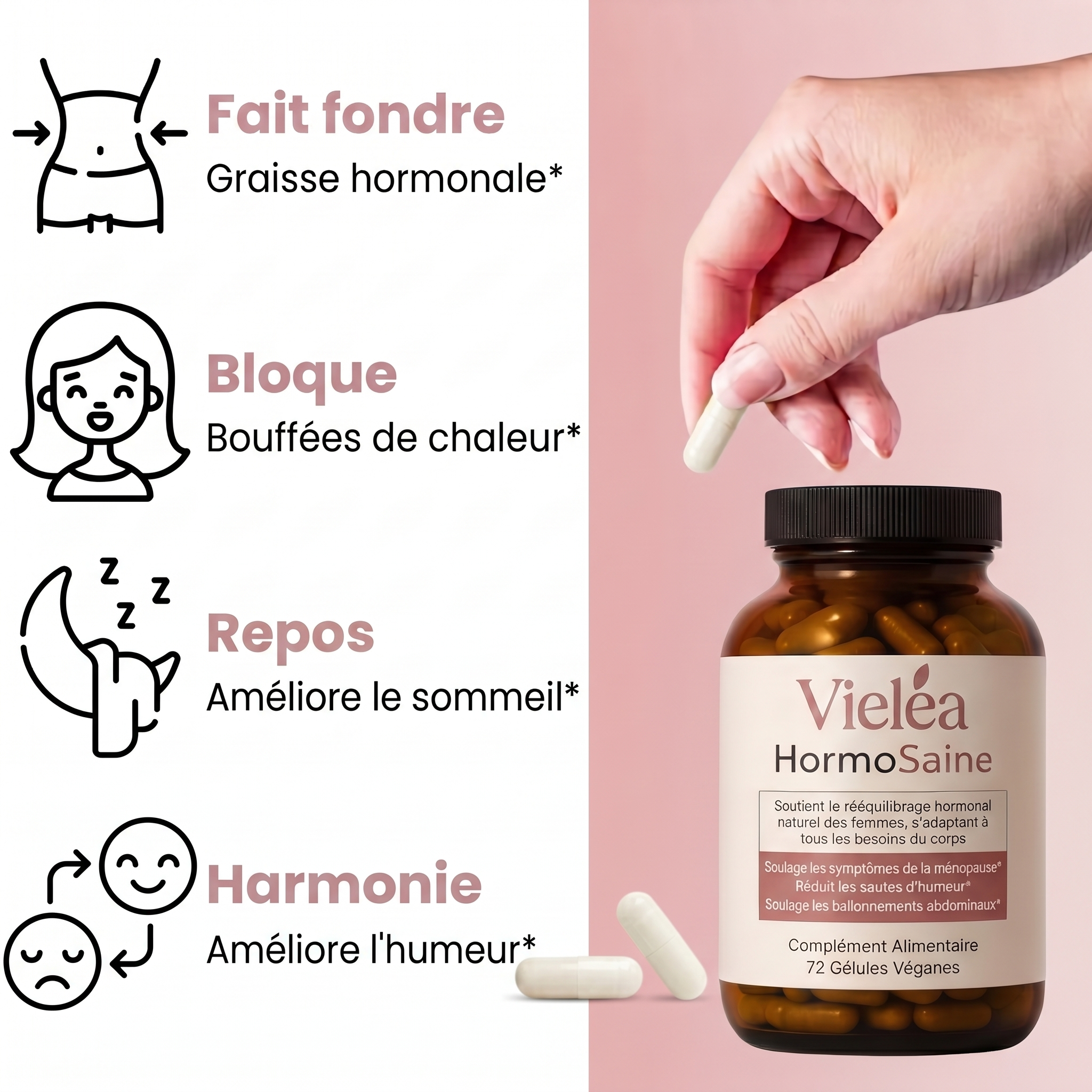 HormoSaine™ | La Solution Complète pour Rééquilibrer la Ménopause en 14 Jours